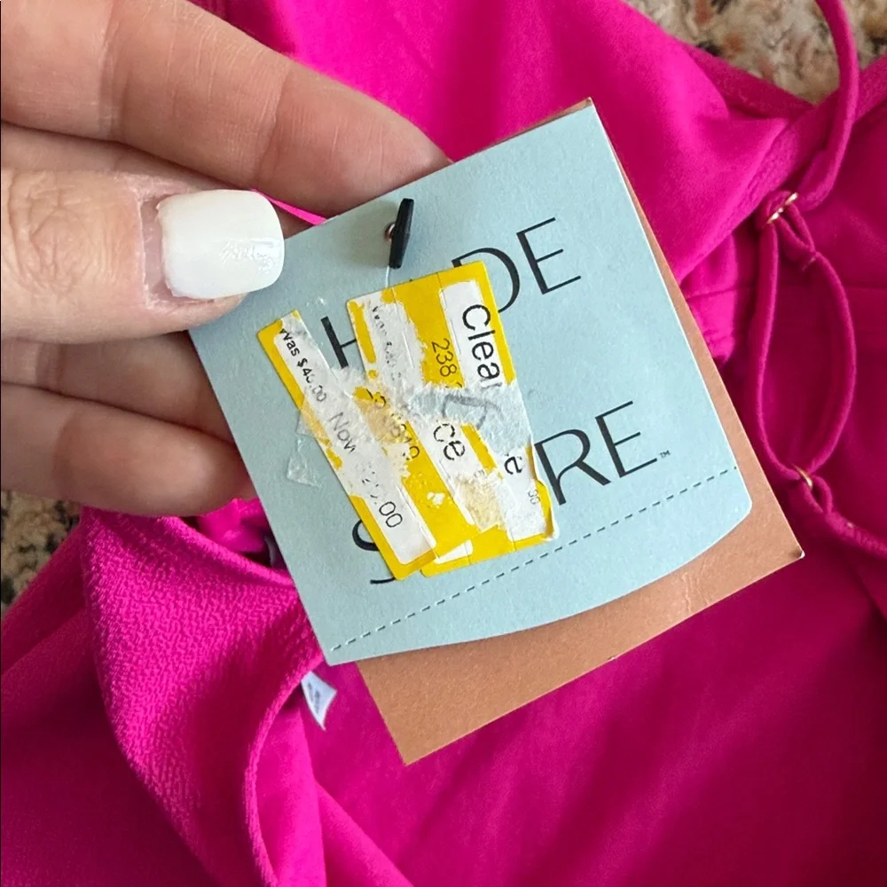 NEW- Shade & Shore Pink One-Piece Swimsuit